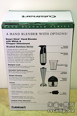 Cuisinart CSB-77 SmartStick Hand Blender 手持電動攪拌棒| 朱雀の鳥