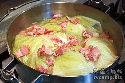 荷蘭鍋料理 - 培根高麗菜 (含 SOTO 不鏽鋼荷蘭鍋開鍋)