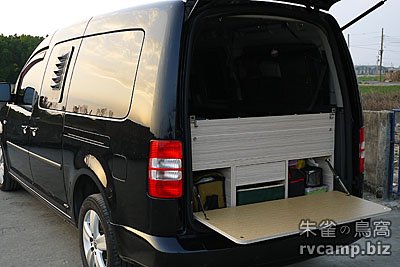 VW 福斯 CADDY 2.0 Maxi 4motion 車旅露營用床組改良版